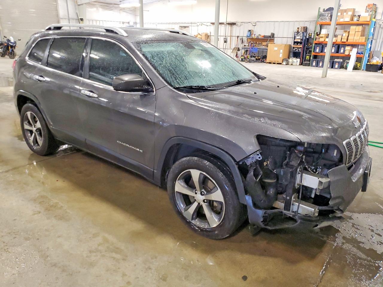 2019 Jeep Cherokee Limited Серый vin: 1C4PJMDX2KD133591