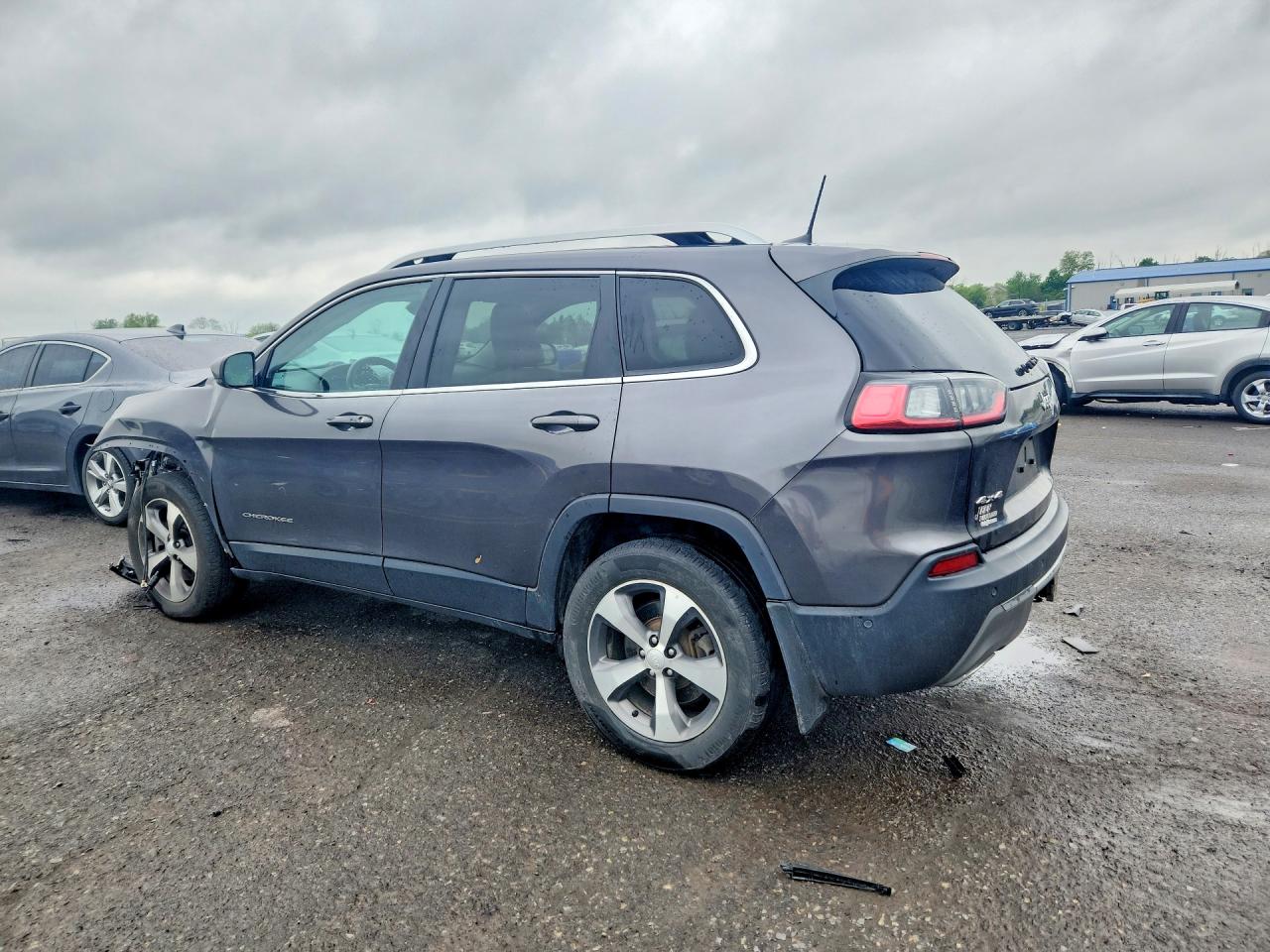 2020 Jeep Cherokee Limited Gray vin: 1C4PJMDX2LD622123