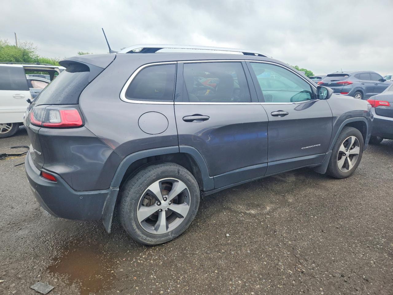 2020 Jeep Cherokee Limited Gray vin: 1C4PJMDX2LD622123