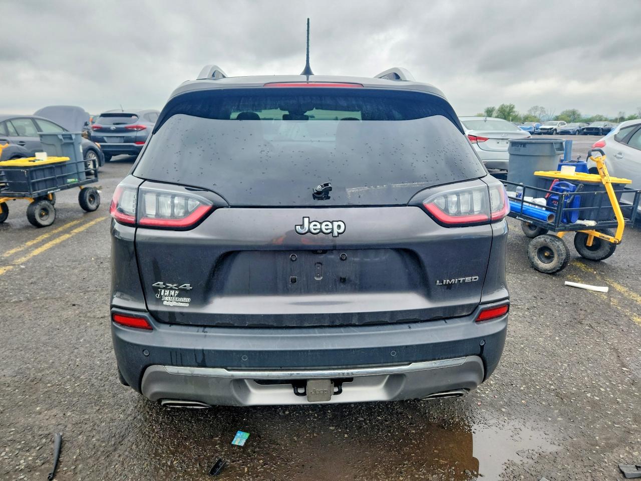 2020 Jeep Cherokee Limited Gray vin: 1C4PJMDX2LD622123