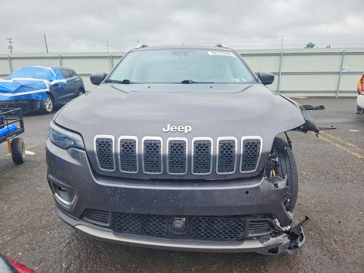 2020 Jeep Cherokee Limited Gray vin: 1C4PJMDX2LD622123