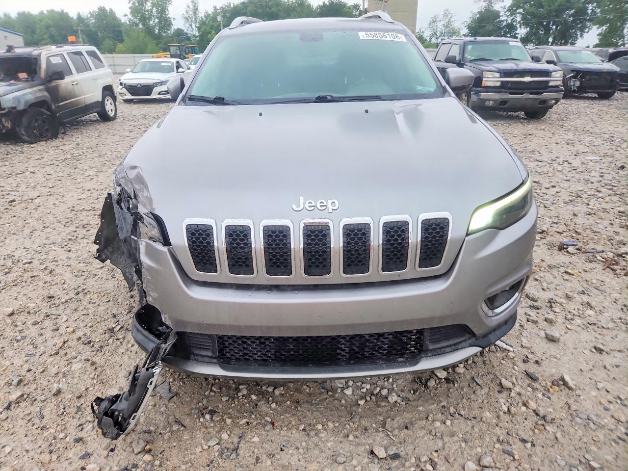 2019 Jeep Cherokee Limited Silver vin: 1C4PJMDX3KD322010