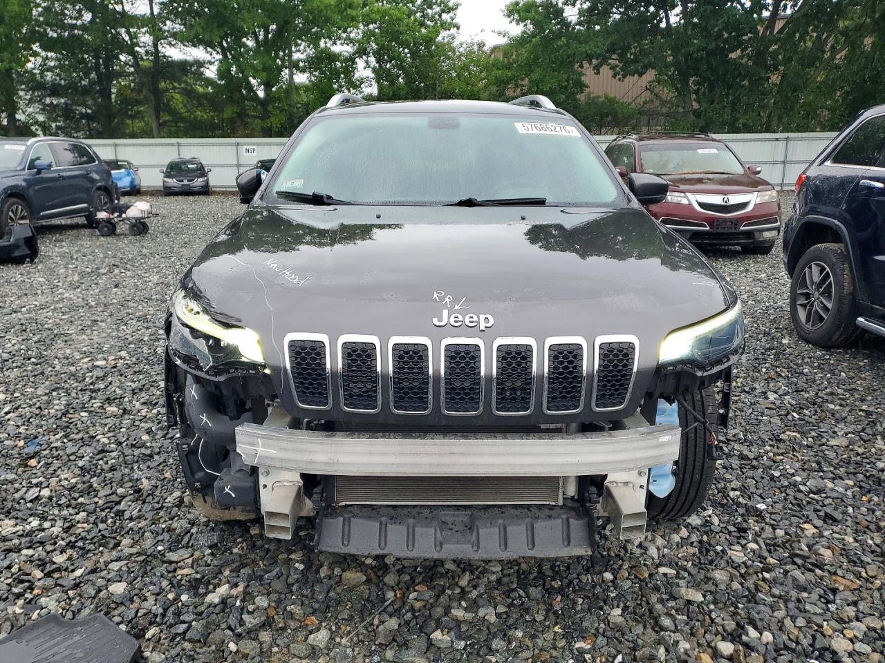 2019 Jeep Cherokee Limited Gray vin: 1C4PJMDX3KD412970