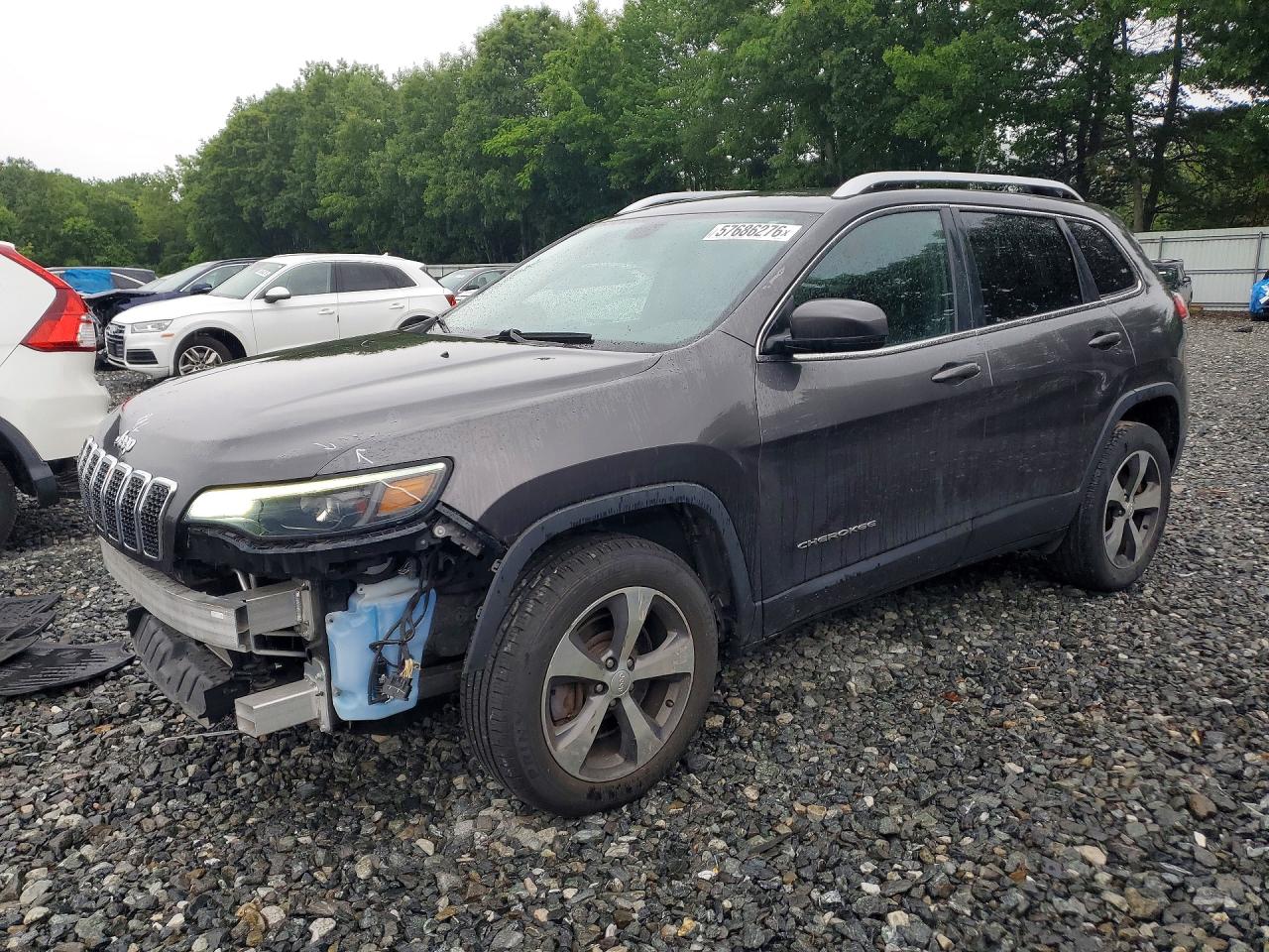 2019 Jeep Cherokee Limited Gray vin: 1C4PJMDX3KD412970