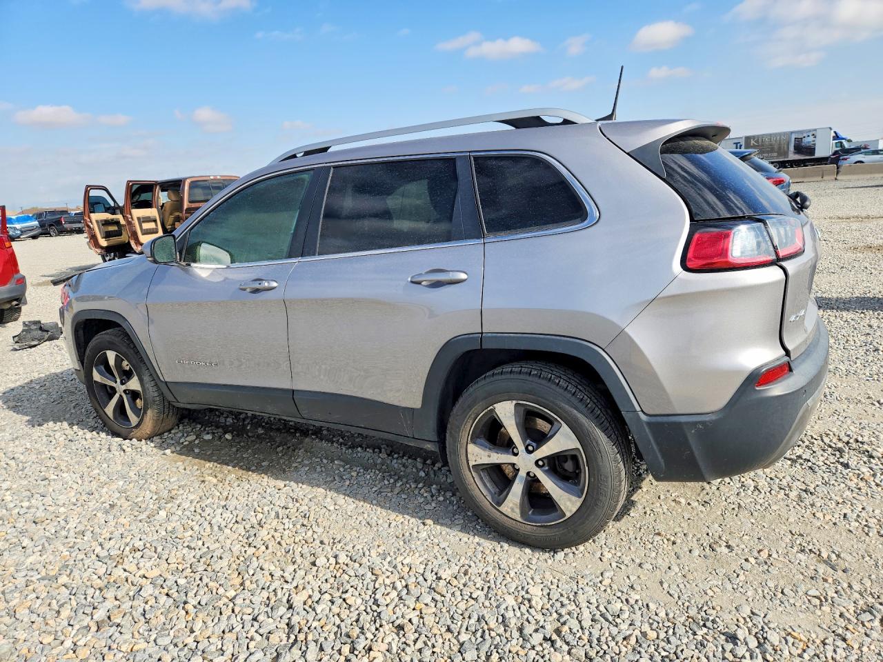 2019 Jeep Cherokee Limited Gray vin: 1C4PJMDX4KD449932