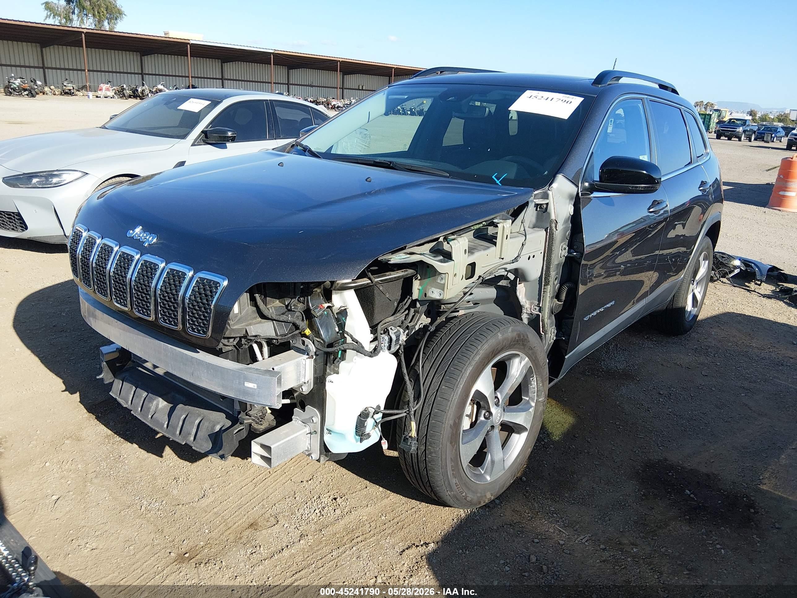 2022 Jeep Cherokee Limited 4x4 Gray vin: 1C4PJMDX4ND509244