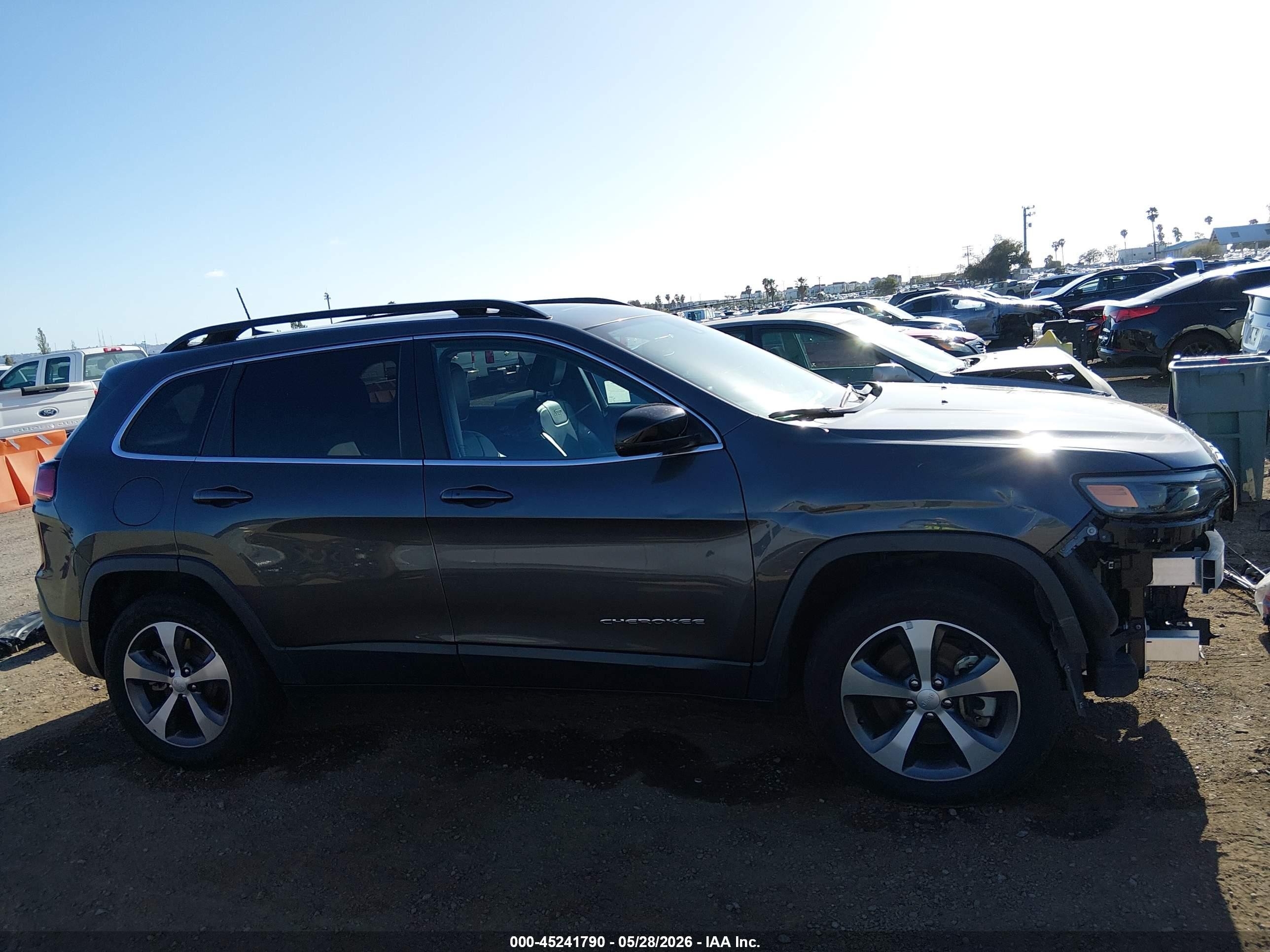 2022 Jeep Cherokee Limited 4x4 Gray vin: 1C4PJMDX4ND509244