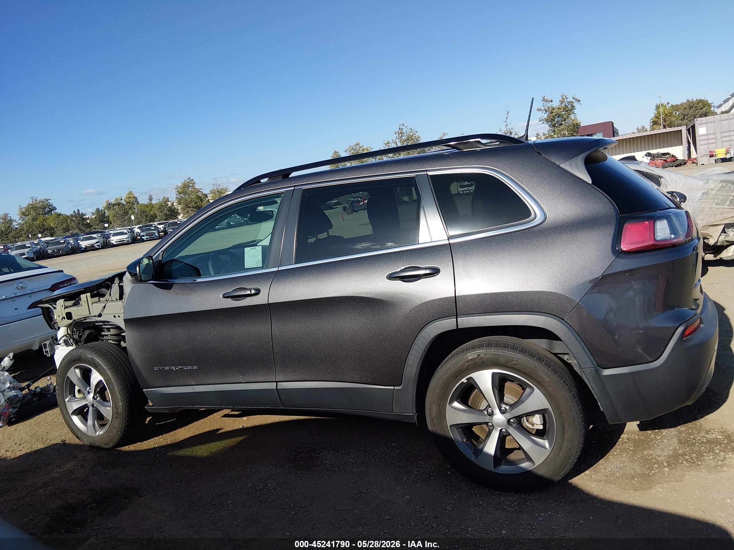 2022 Jeep Cherokee Limited 4x4 Gray vin: 1C4PJMDX4ND509244