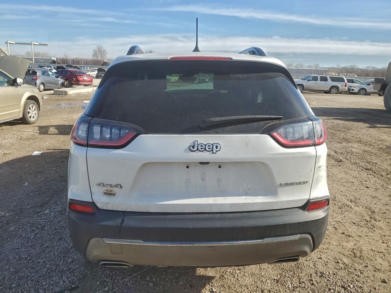 2022 Jeep Cherokee Limited White vin: 1C4PJMDX5ND542947