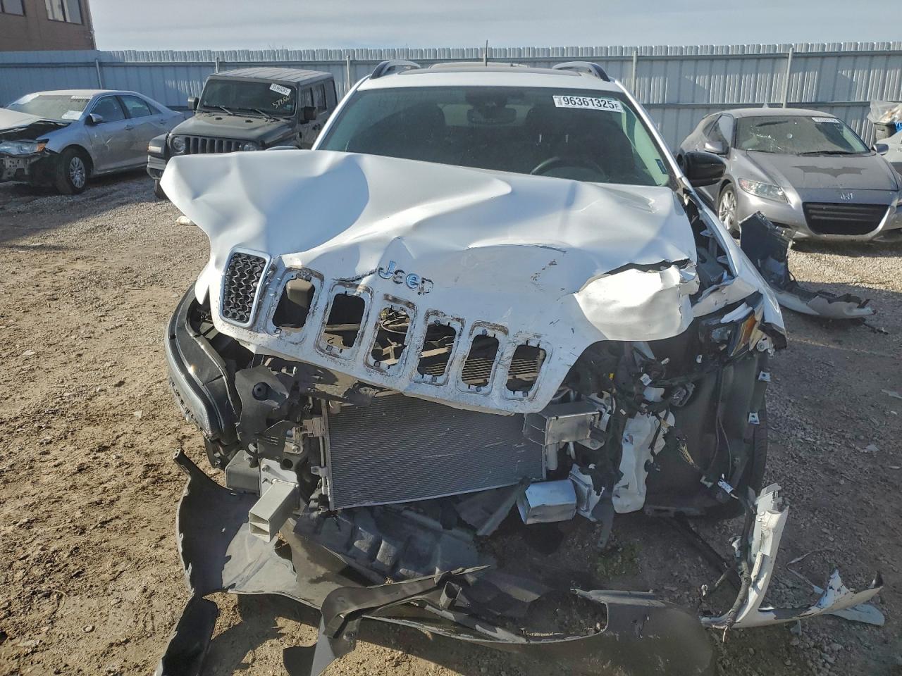 2022 Jeep Cherokee Limited White vin: 1C4PJMDX5ND542947