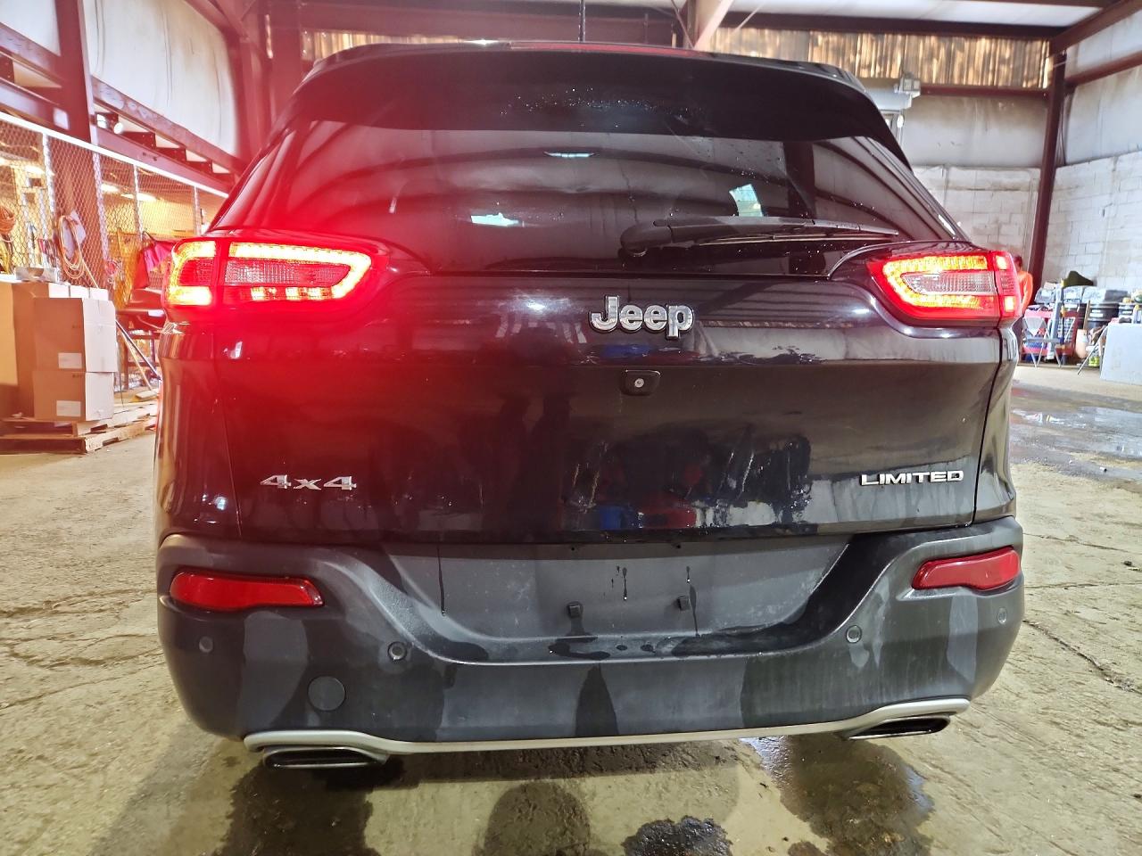 2018 Jeep Cherokee Limited Black vin: 1C4PJMDX6JD546192