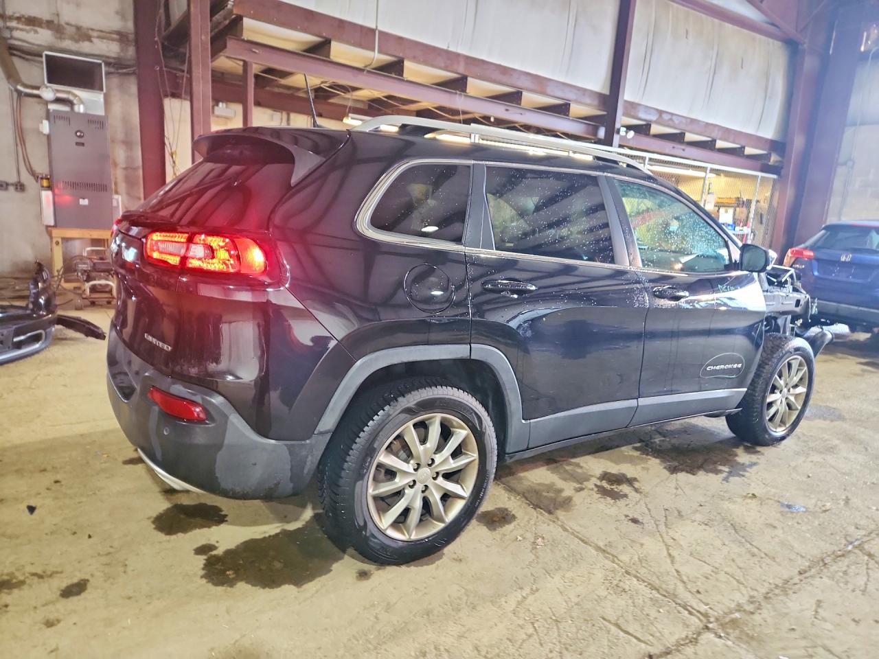 2018 Jeep Cherokee Limited Black vin: 1C4PJMDX6JD546192