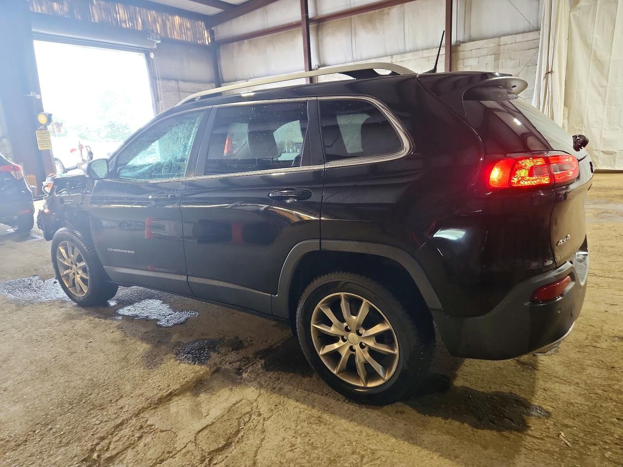 2018 Jeep Cherokee Limited Black vin: 1C4PJMDX6JD546192