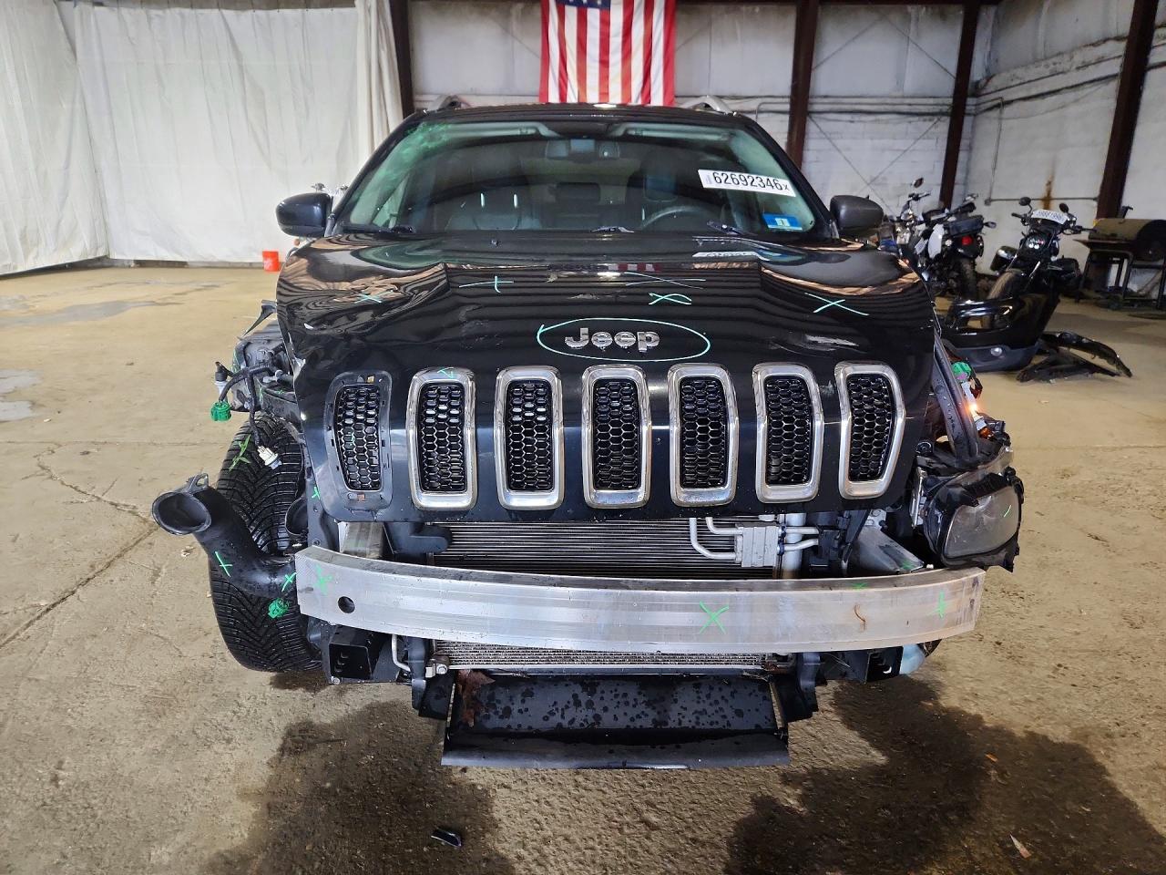2018 Jeep Cherokee Limited Black vin: 1C4PJMDX6JD546192