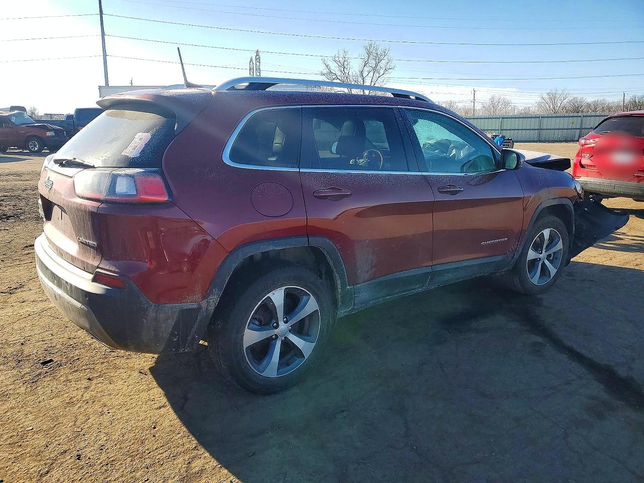 2021 Jeep Cherokee Limited Red vin: 1C4PJMDX6MD171053