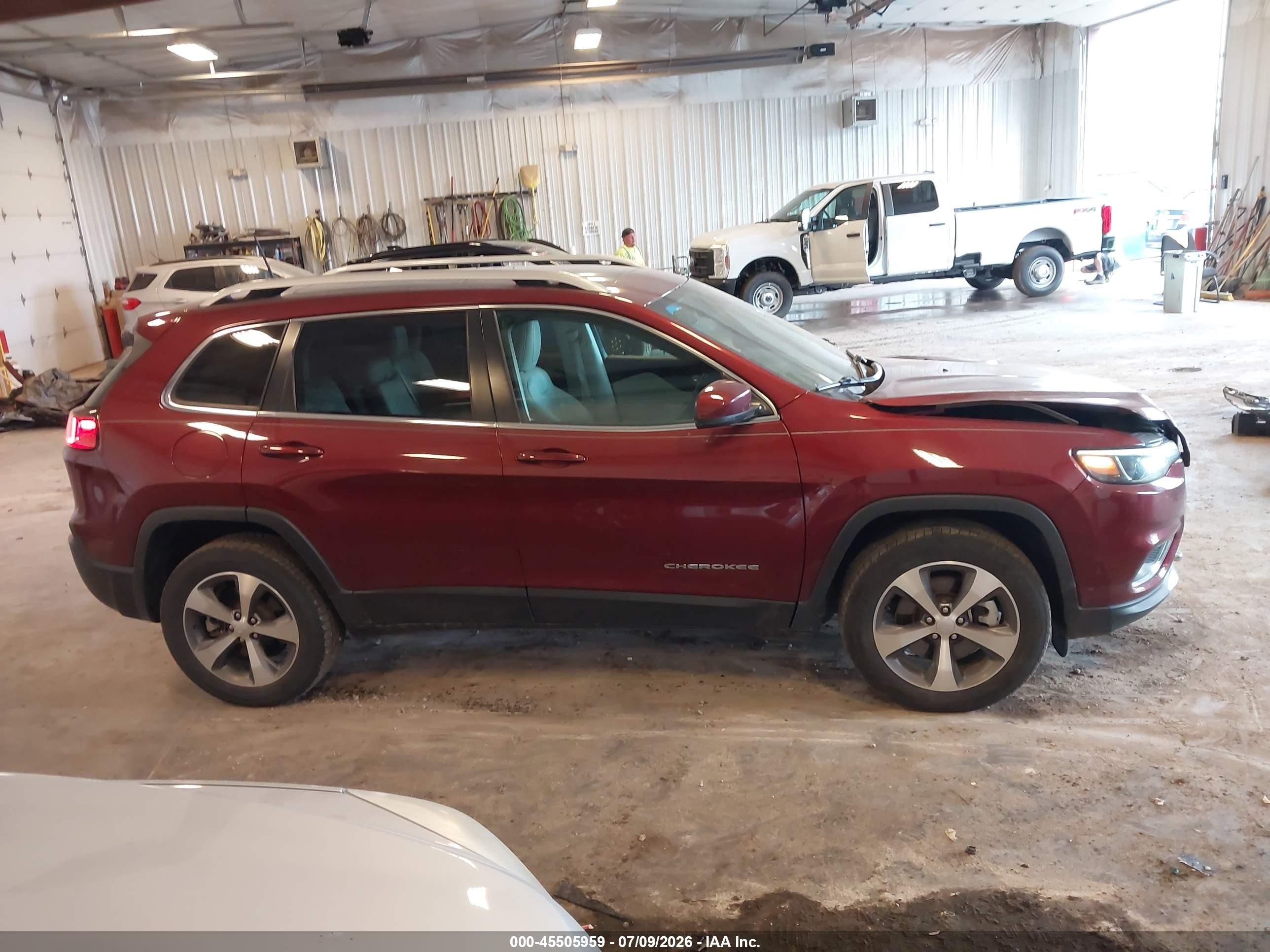 2021 Jeep Cherokee Limited 4x4 Red vin: 1C4PJMDX6MD185034