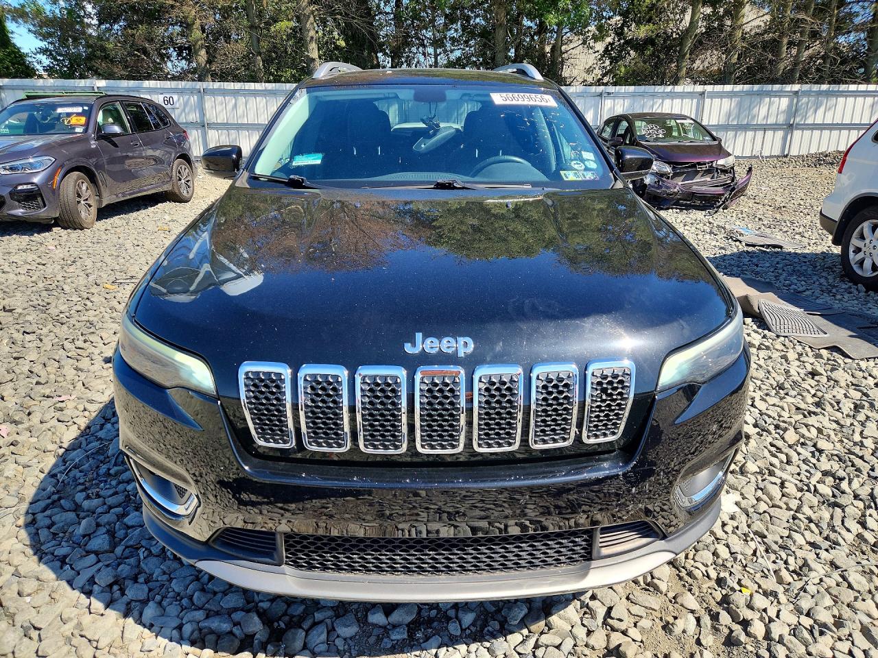 2019 Jeep Cherokee Limited Черный vin: 1C4PJMDX7KD319577