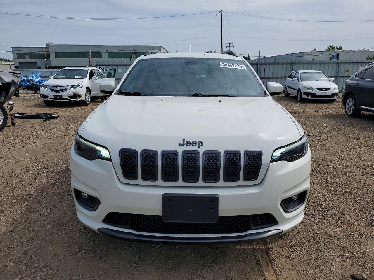 2019 Jeep Cherokee Limited White vin: 1C4PJMDX8KD354225