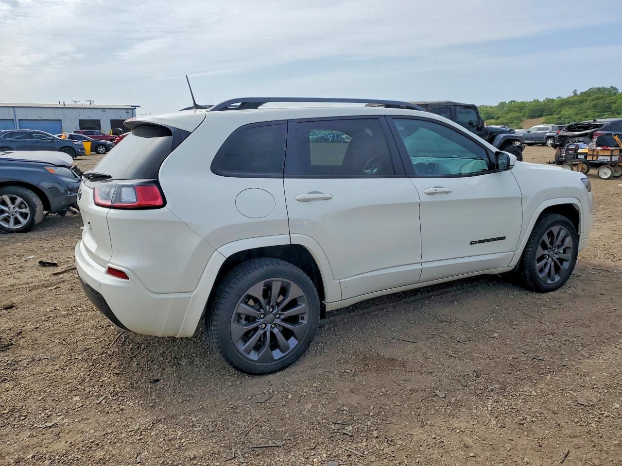 2019 Jeep Cherokee Limited White vin: 1C4PJMDX8KD354225