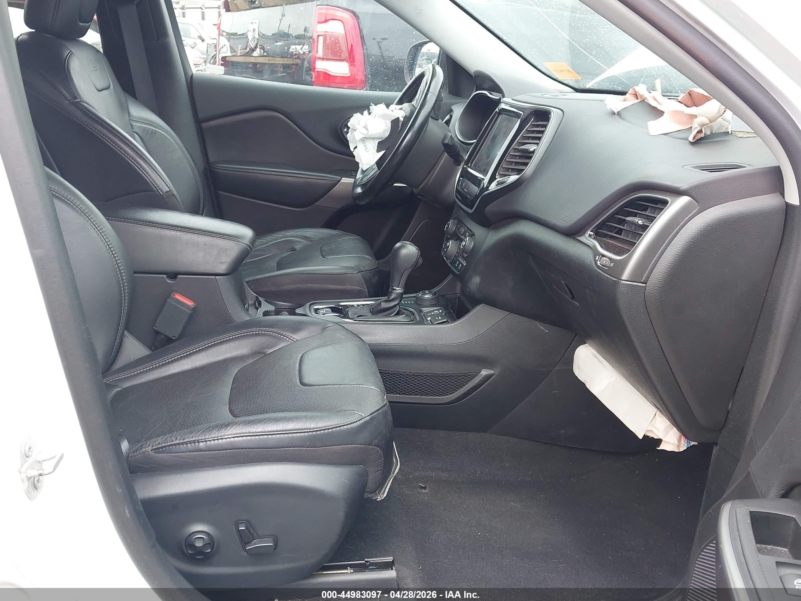 2020 Jeep Cherokee Limited 4x4 White vin: 1C4PJMDX8LD515058