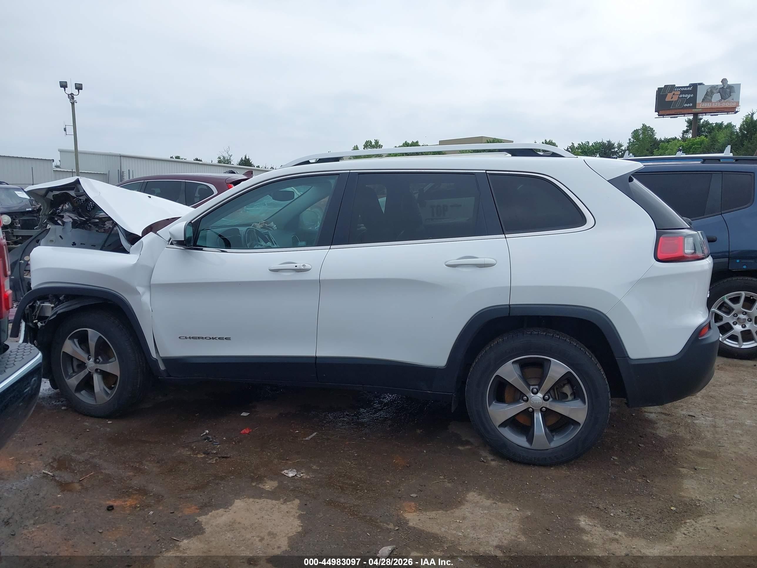 2020 Jeep Cherokee Limited 4x4 White vin: 1C4PJMDX8LD515058
