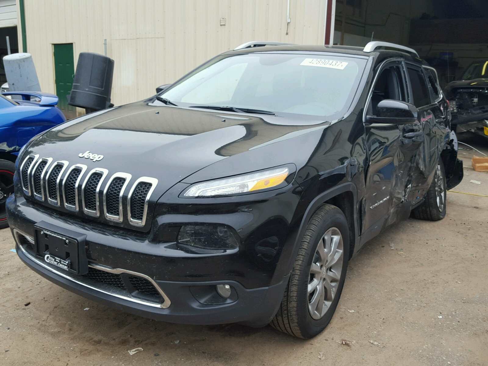 2018 Jeep Cherokee Limited Black vin: 1C4PJMDX9JD502218