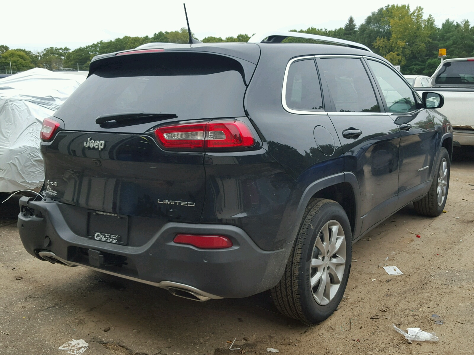 2018 Jeep Cherokee Limited Black vin: 1C4PJMDX9JD502218