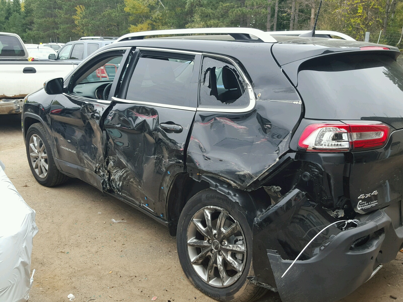 2018 Jeep Cherokee Limited Black vin: 1C4PJMDX9JD502218