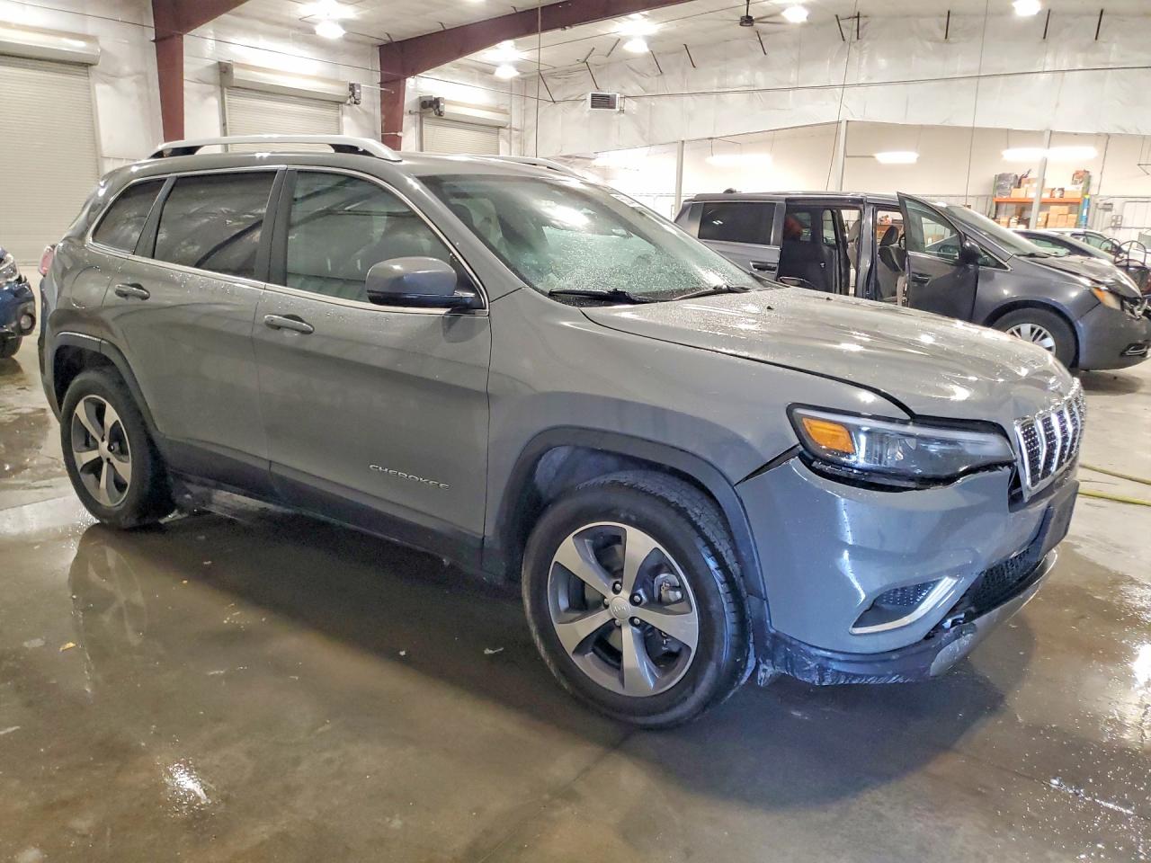 2019 Jeep Cherokee Limited Gray vin: 1C4PJMDX9KD476656