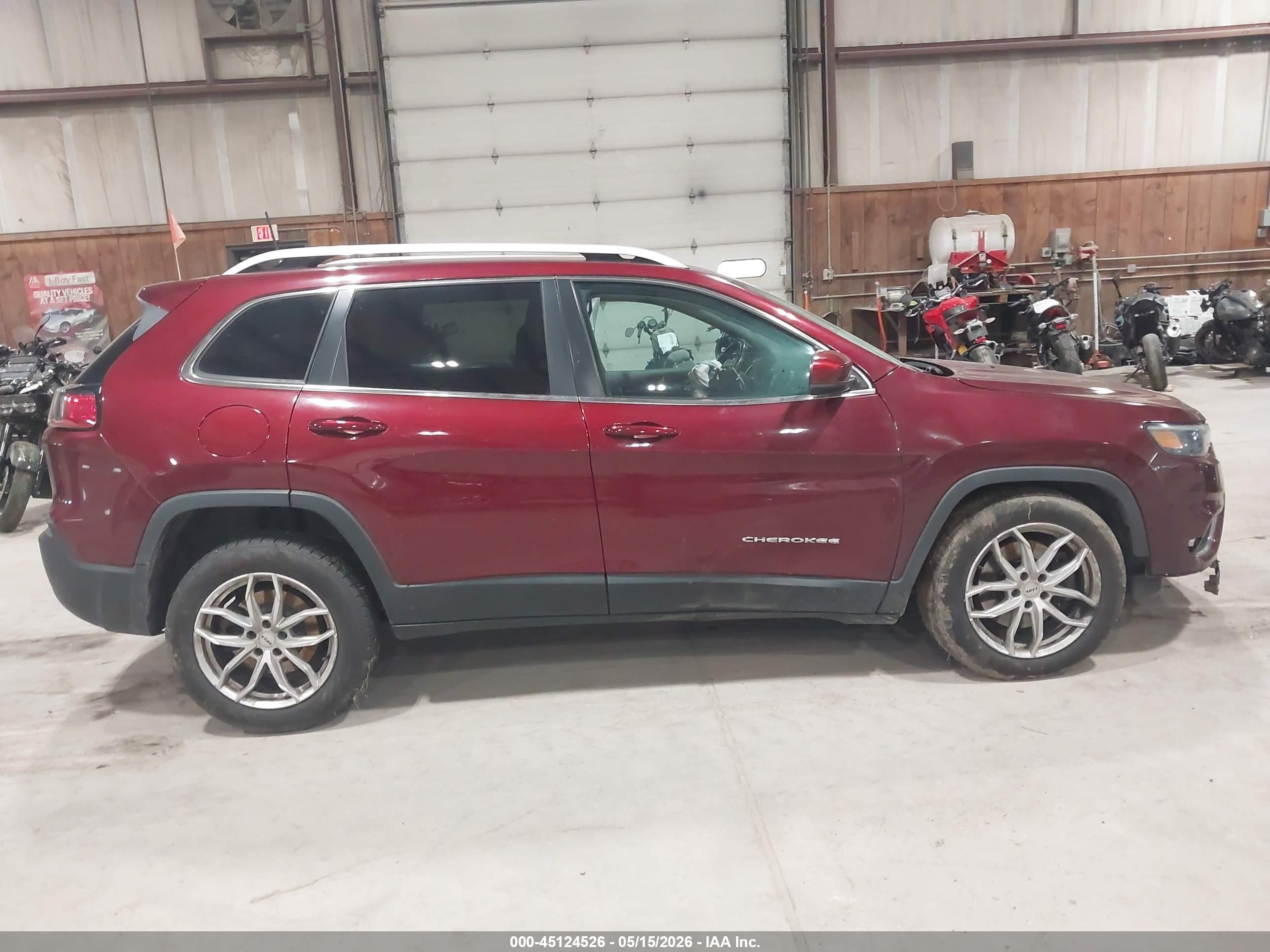 2019 Jeep Cherokee Limited 4x4 Red vin: 1C4PJMDXXKD451121