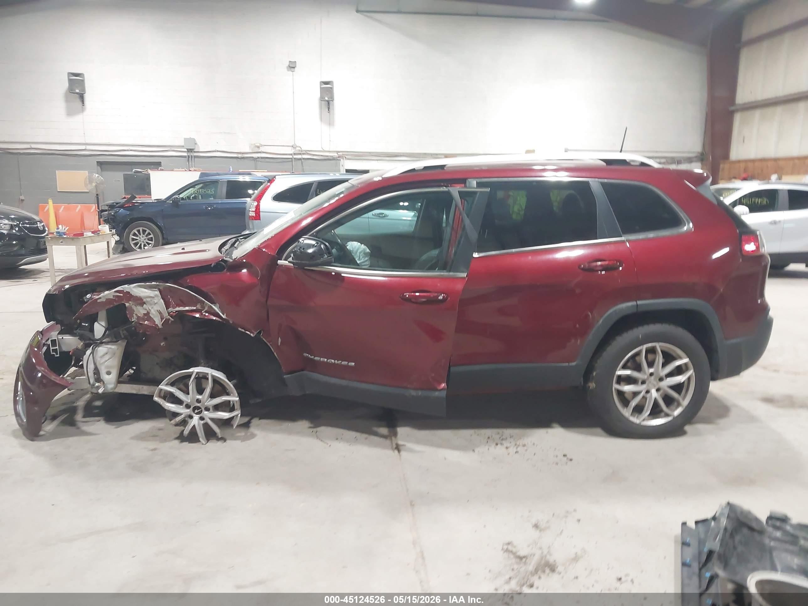 2019 Jeep Cherokee Limited 4x4 Red vin: 1C4PJMDXXKD451121