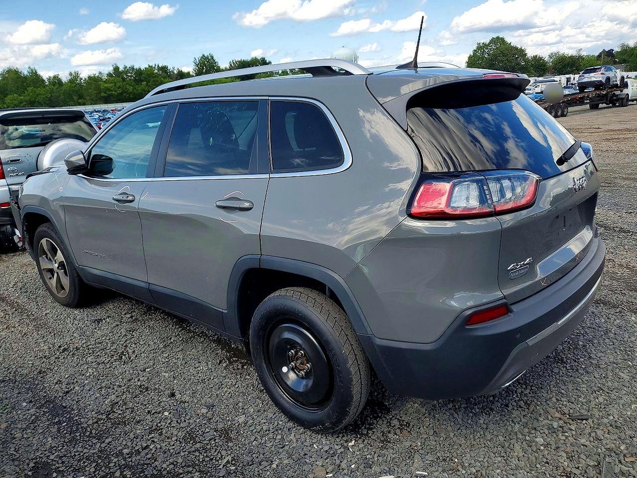 2020 Jeep Cherokee Limited Gray vin: 1C4PJMDXXLD617039