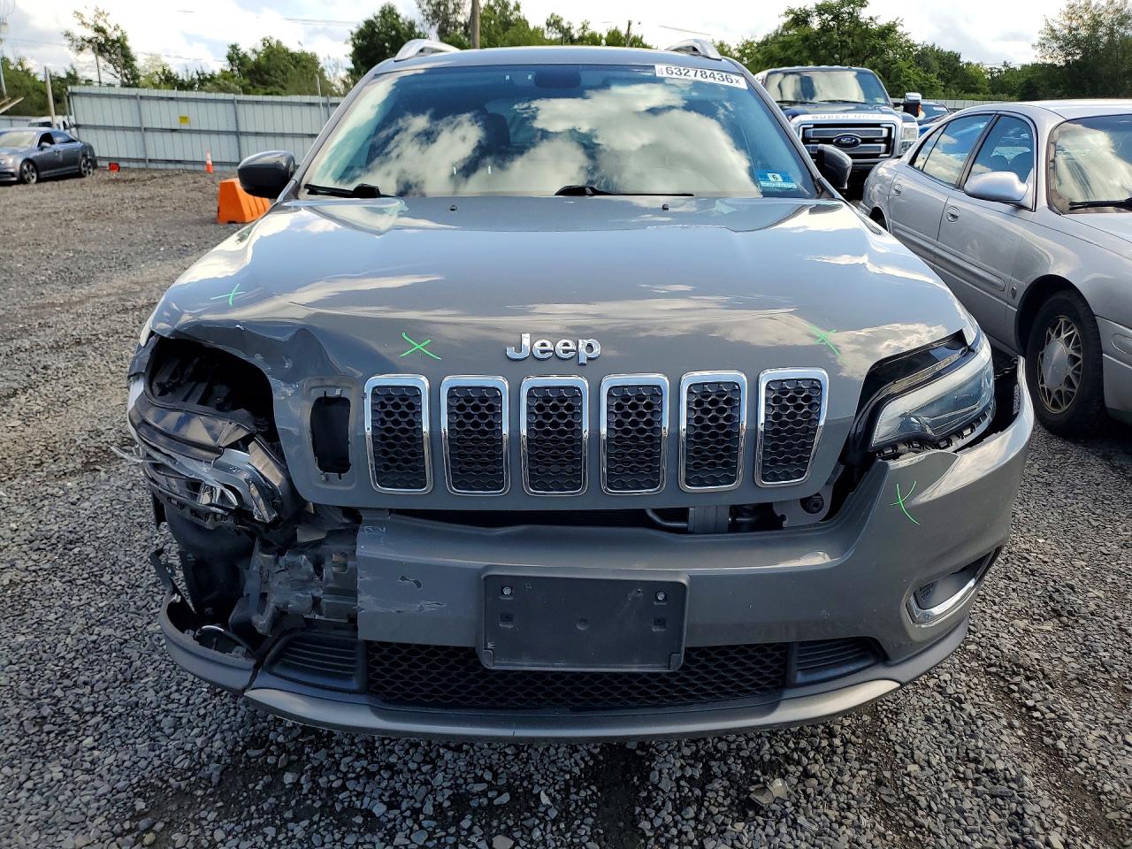 2020 Jeep Cherokee Limited Gray vin: 1C4PJMDXXLD617039
