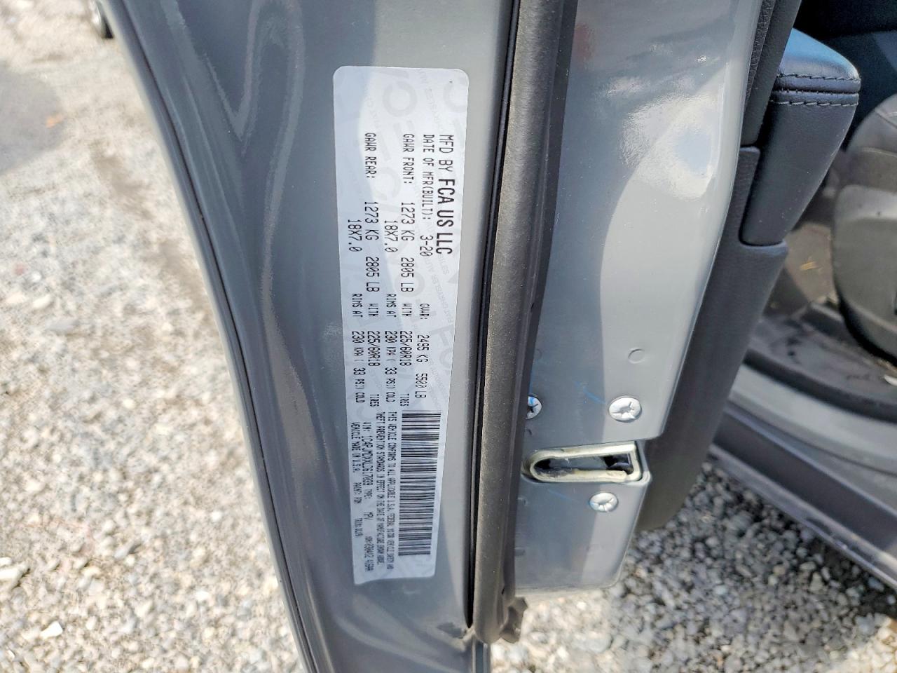 2020 Jeep Cherokee Limited Gray vin: 1C4PJMDXXLD617039