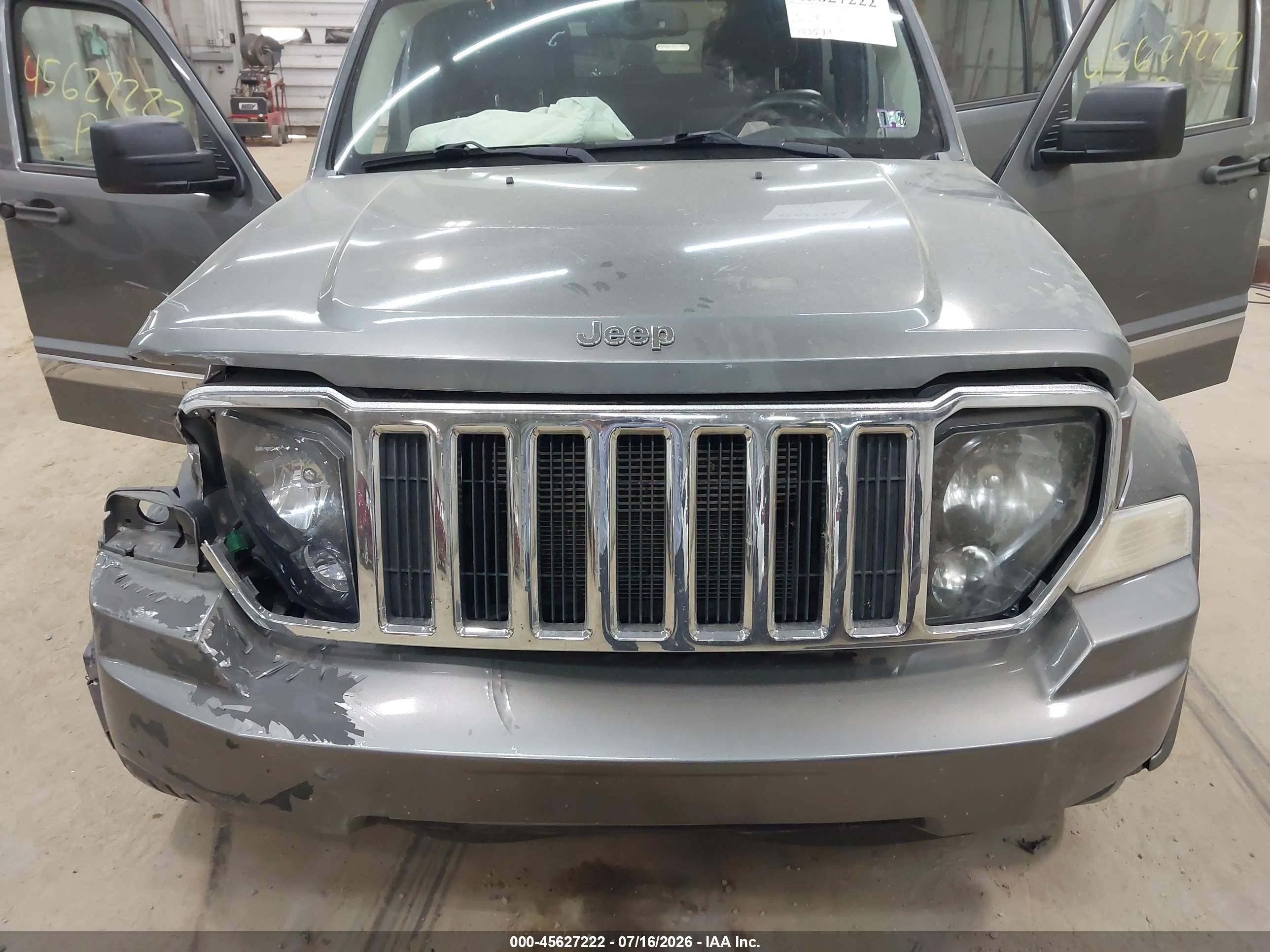 2012 Jeep Liberty Limited Jet Edition Серый vin: 1C4PJMFK0CW177774