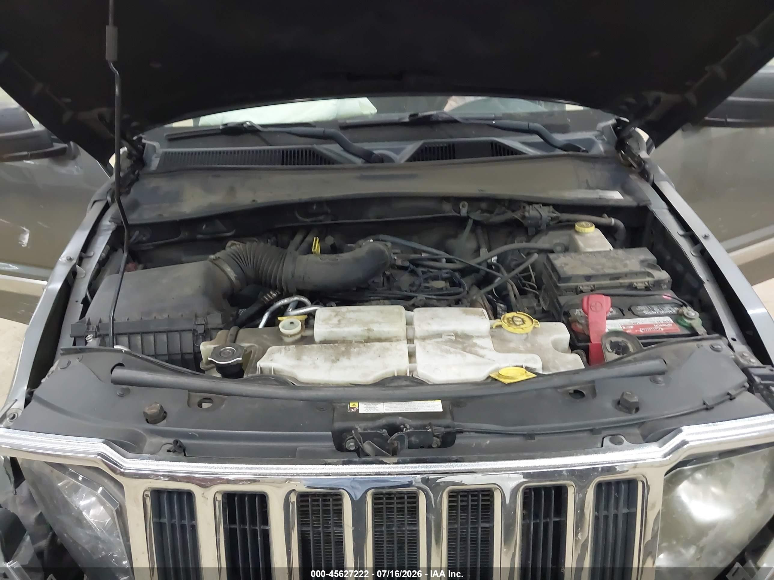 2012 Jeep Liberty Limited Jet Edition Серый vin: 1C4PJMFK0CW177774