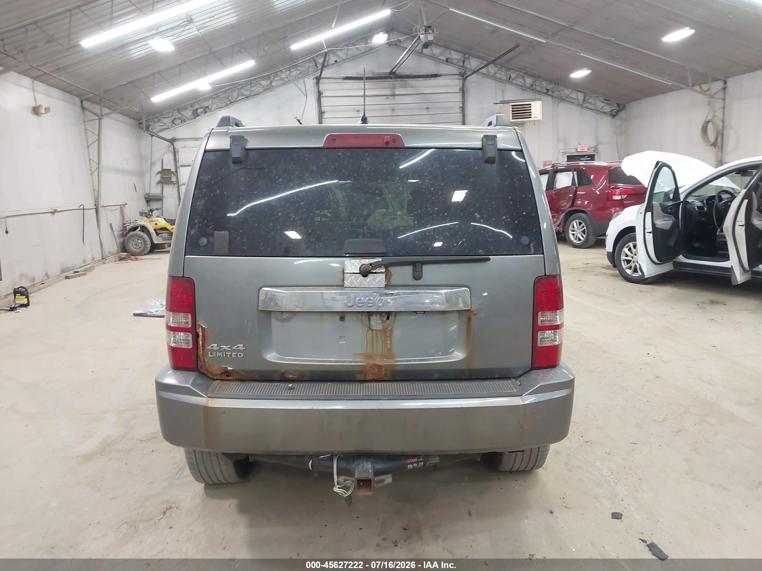 2012 Jeep Liberty Limited Jet Edition Серый vin: 1C4PJMFK0CW177774