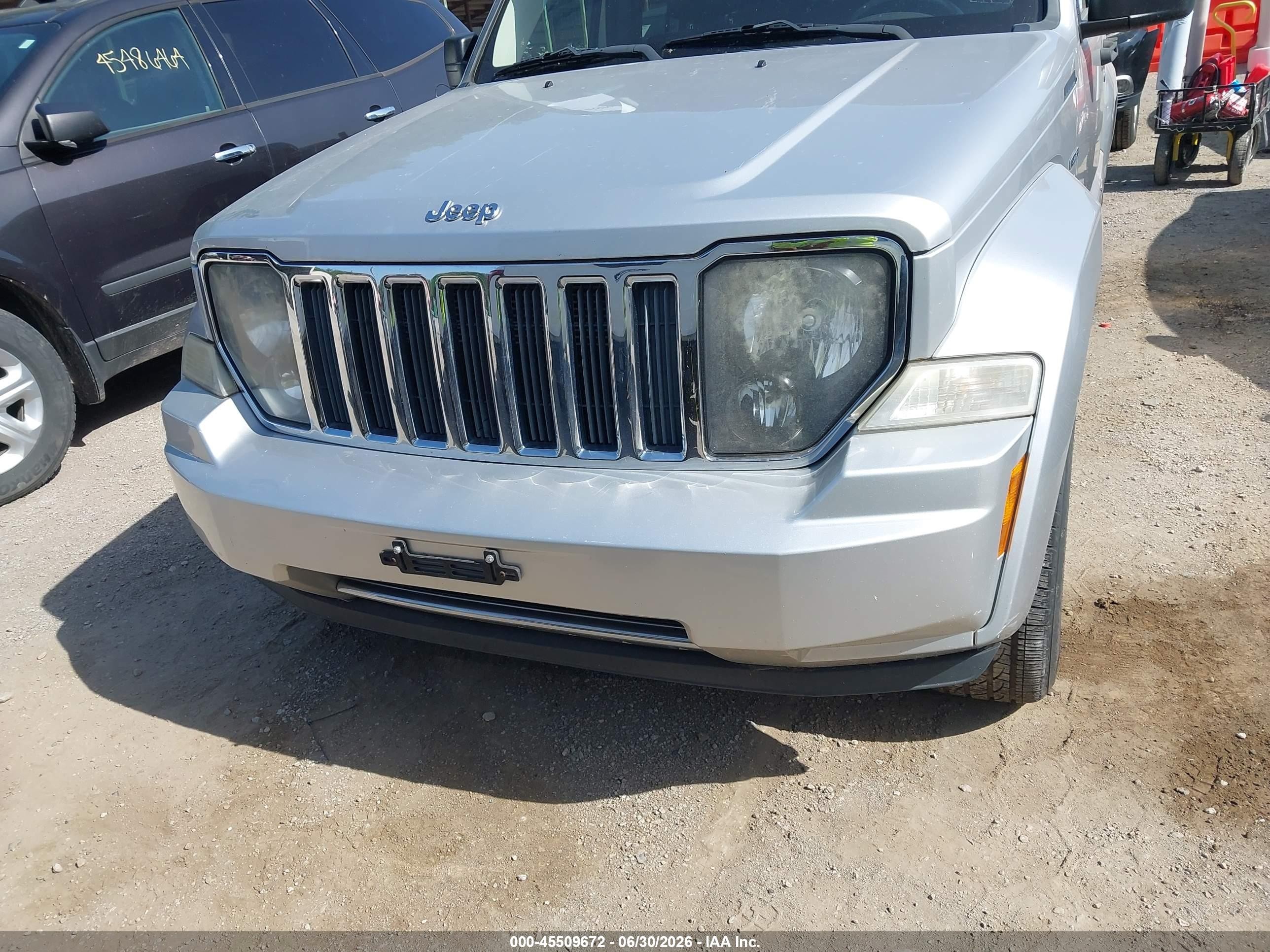 2012 Jeep Liberty Limited Jet Edition Silver vin: 1C4PJMFK0CW199435