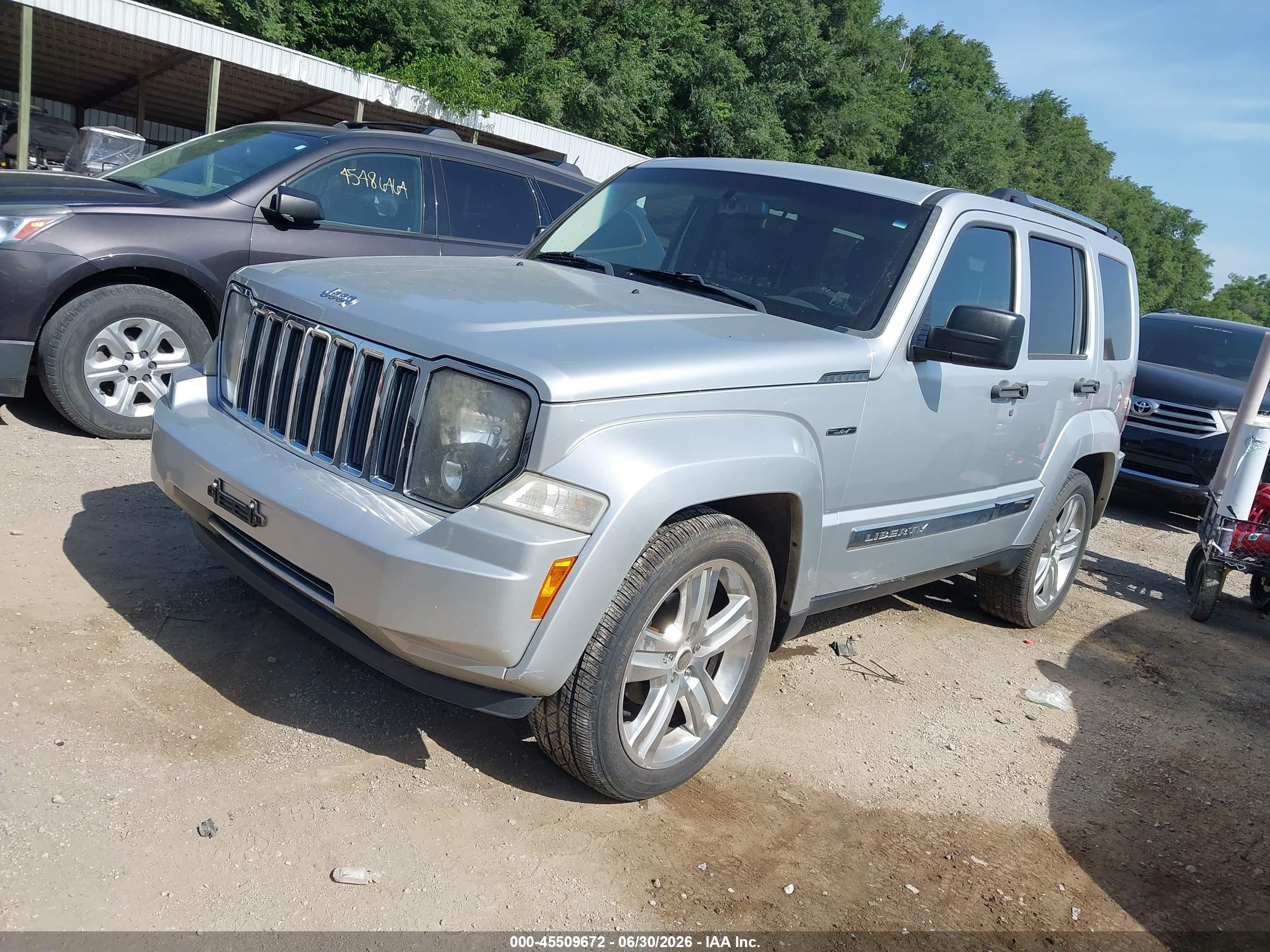 2012 Jeep Liberty Limited Jet Edition Silver vin: 1C4PJMFK0CW199435