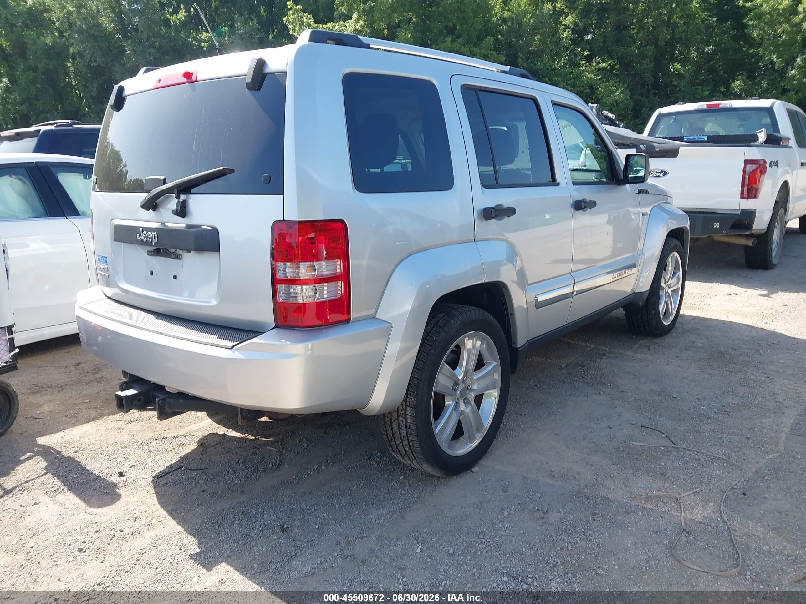 2012 Jeep Liberty Limited Jet Edition Silver vin: 1C4PJMFK0CW199435