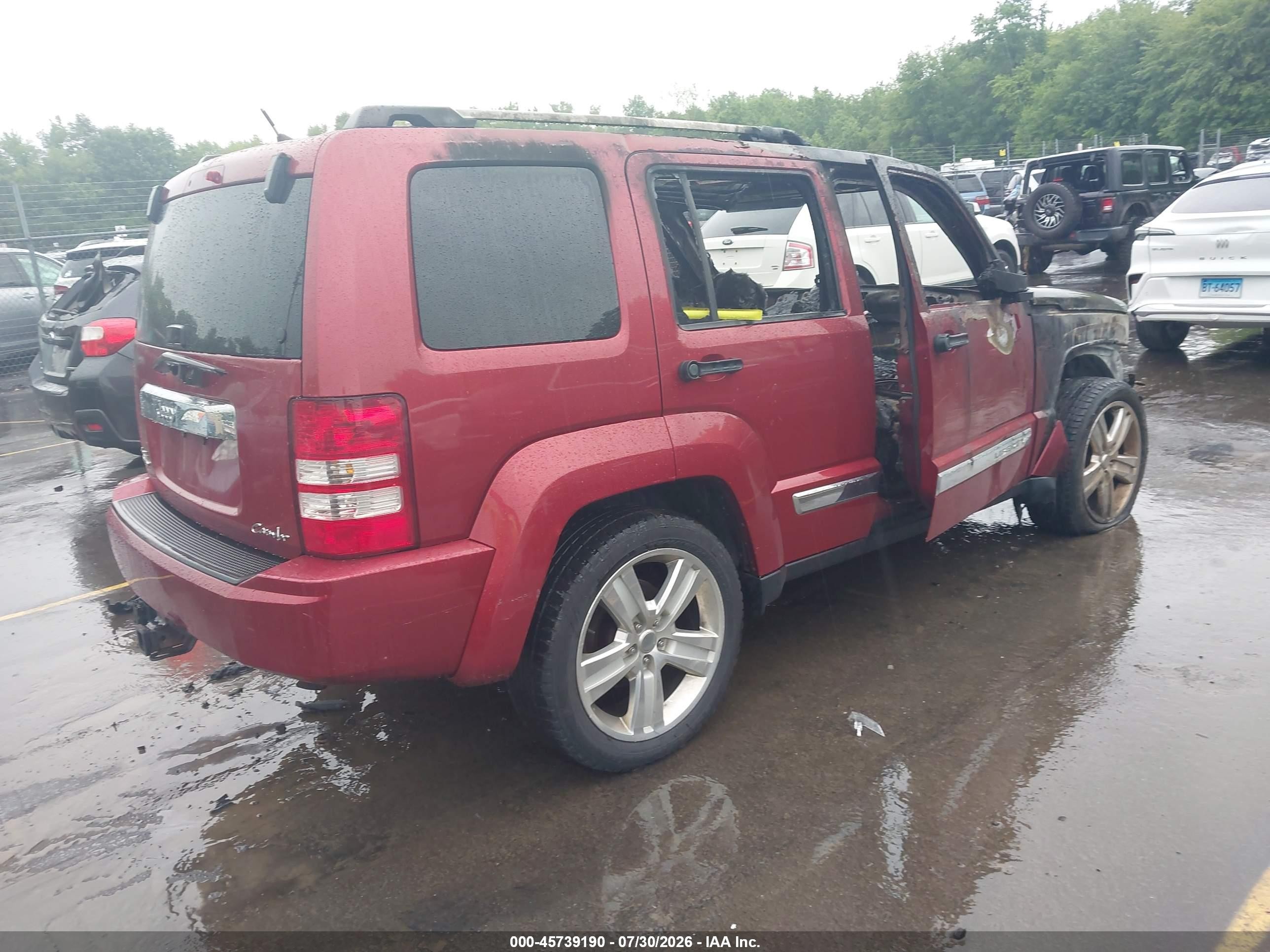 2012 Jeep Liberty Limited Jet Edition Red vin: 1C4PJMFK1CW145089