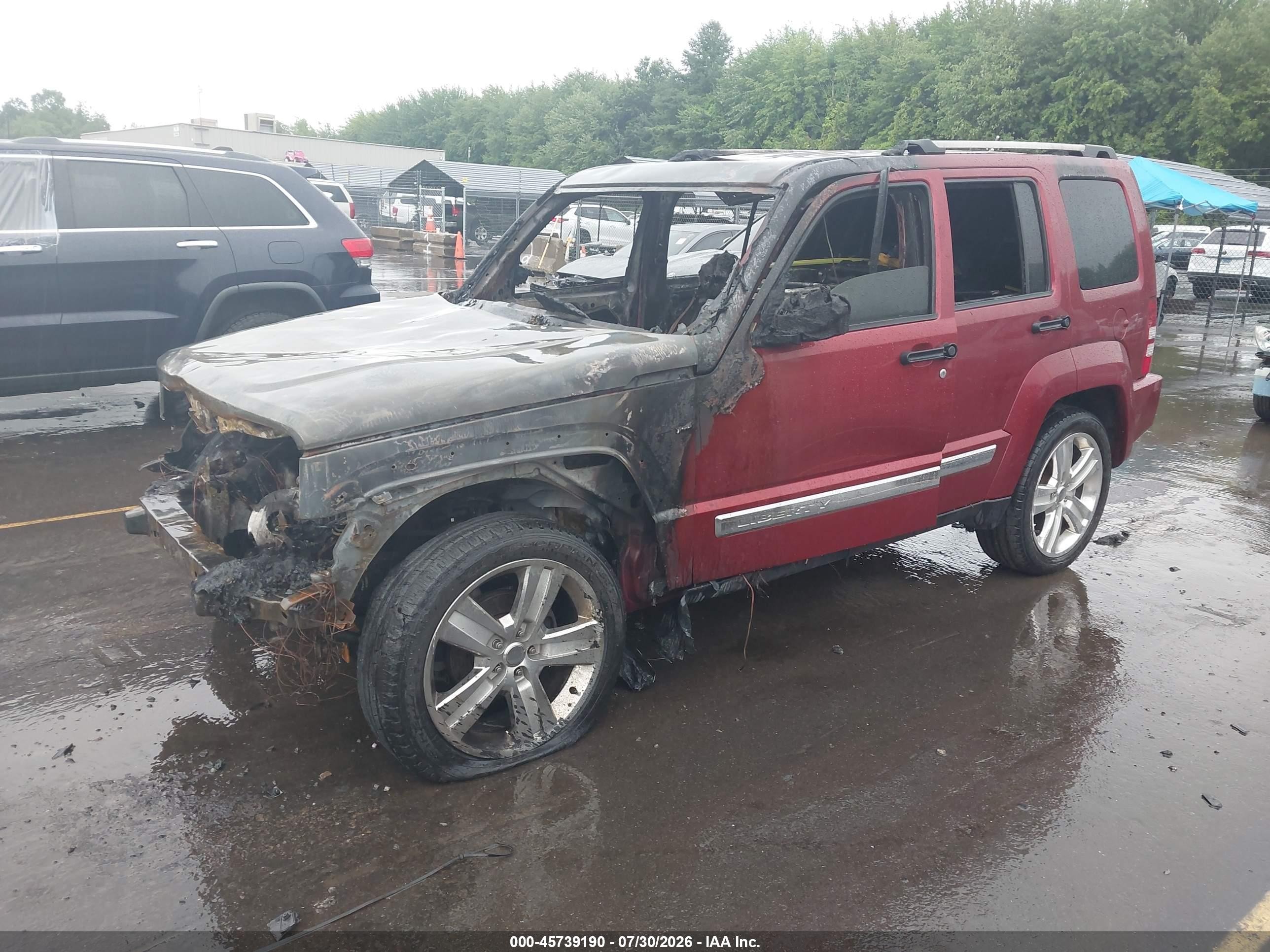 2012 Jeep Liberty Limited Jet Edition Red vin: 1C4PJMFK1CW145089