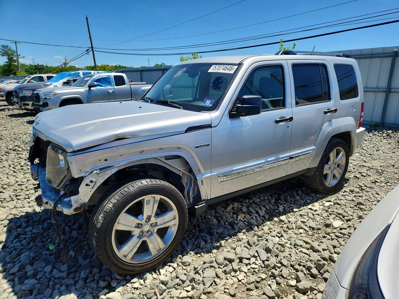 2012 Jeep Liberty Jet Silver vin: 1C4PJMFK1CW206277
