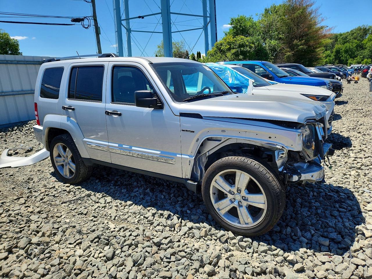 2012 Jeep Liberty Jet Silver vin: 1C4PJMFK1CW206277