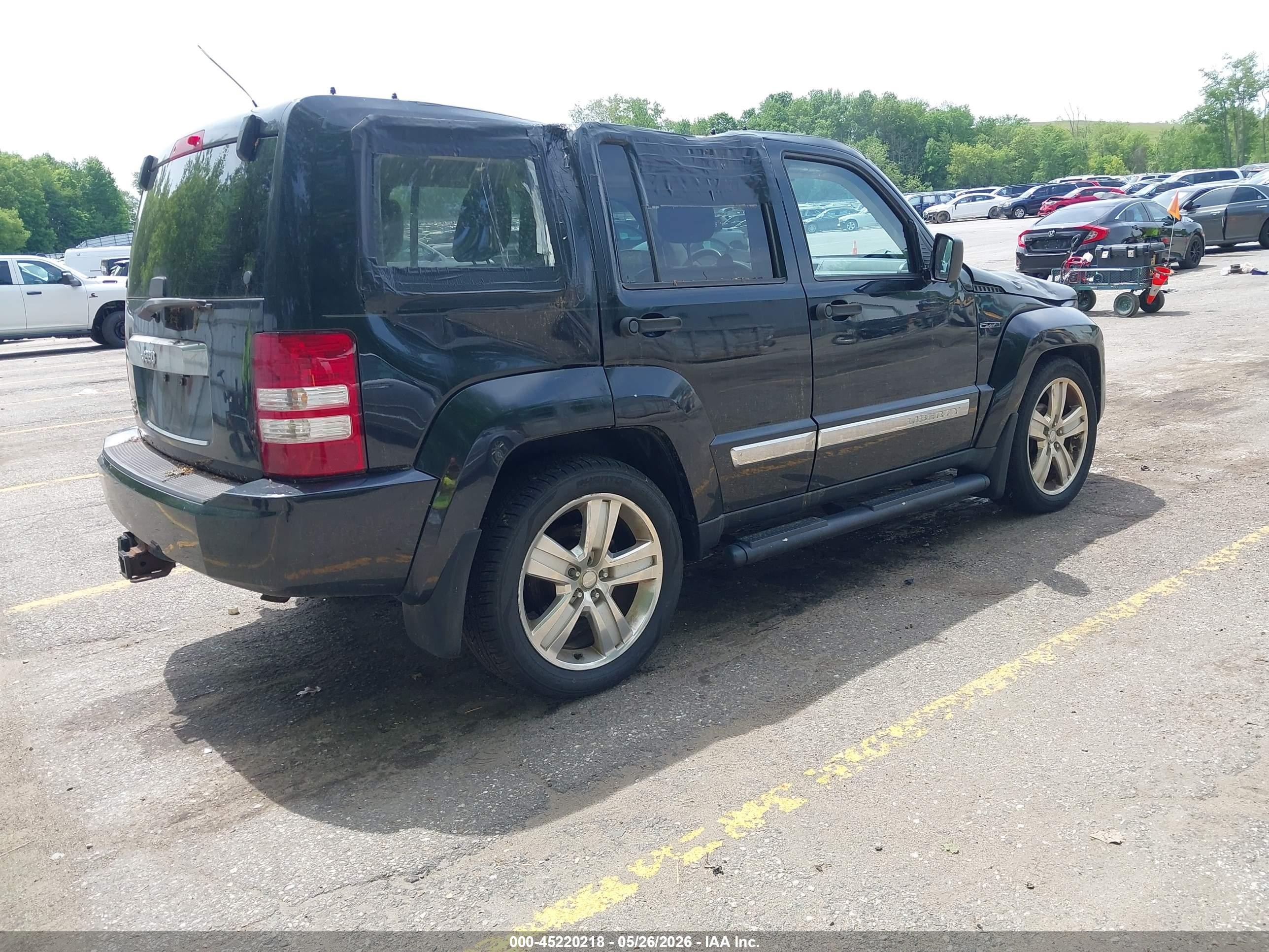 2012 Jeep Liberty Limited Jet Edition Black vin: 1C4PJMFK2CW135140