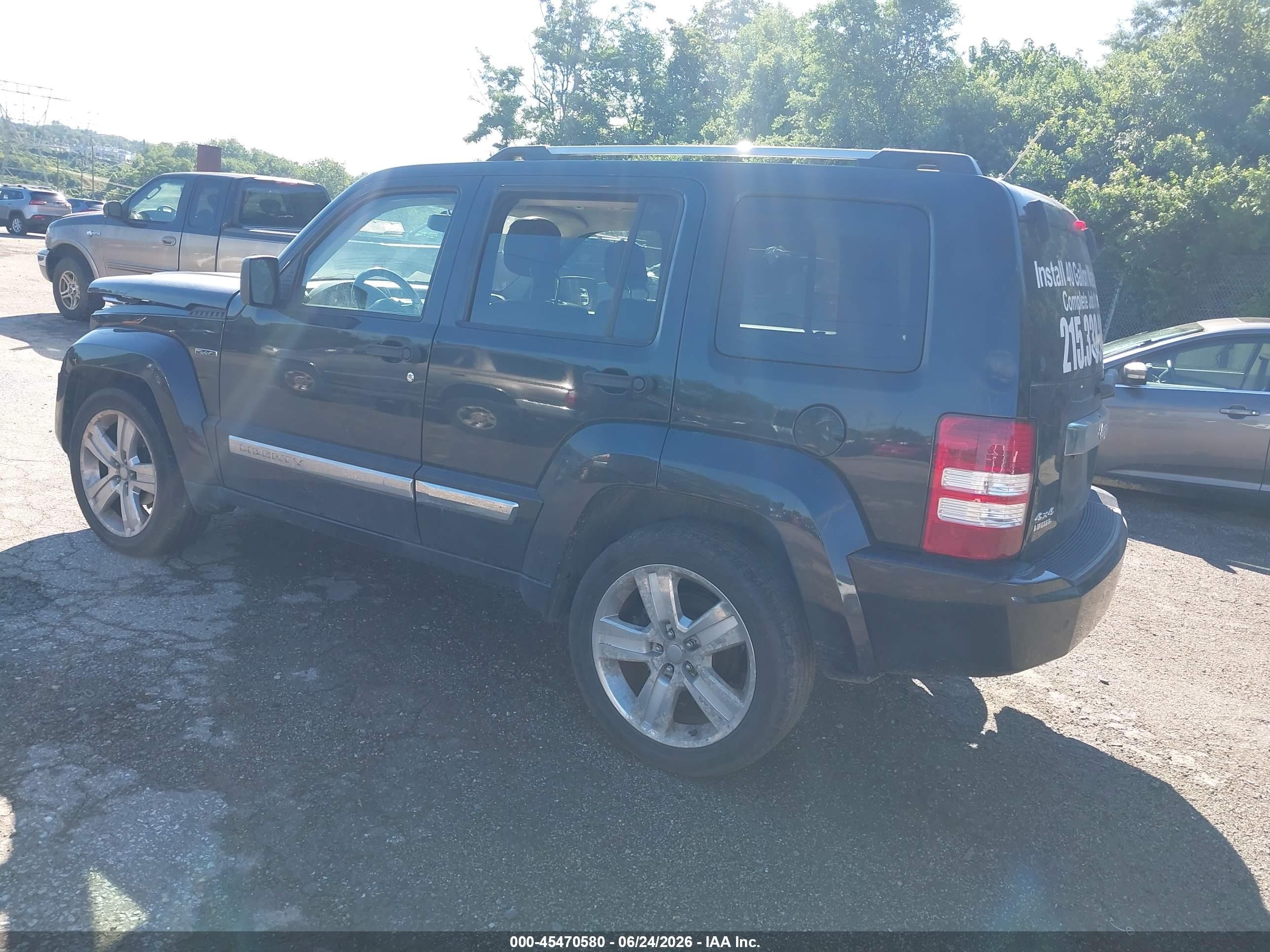 2012 Jeep Liberty Limited Jet Edition Black vin: 1C4PJMFK2CW159017
