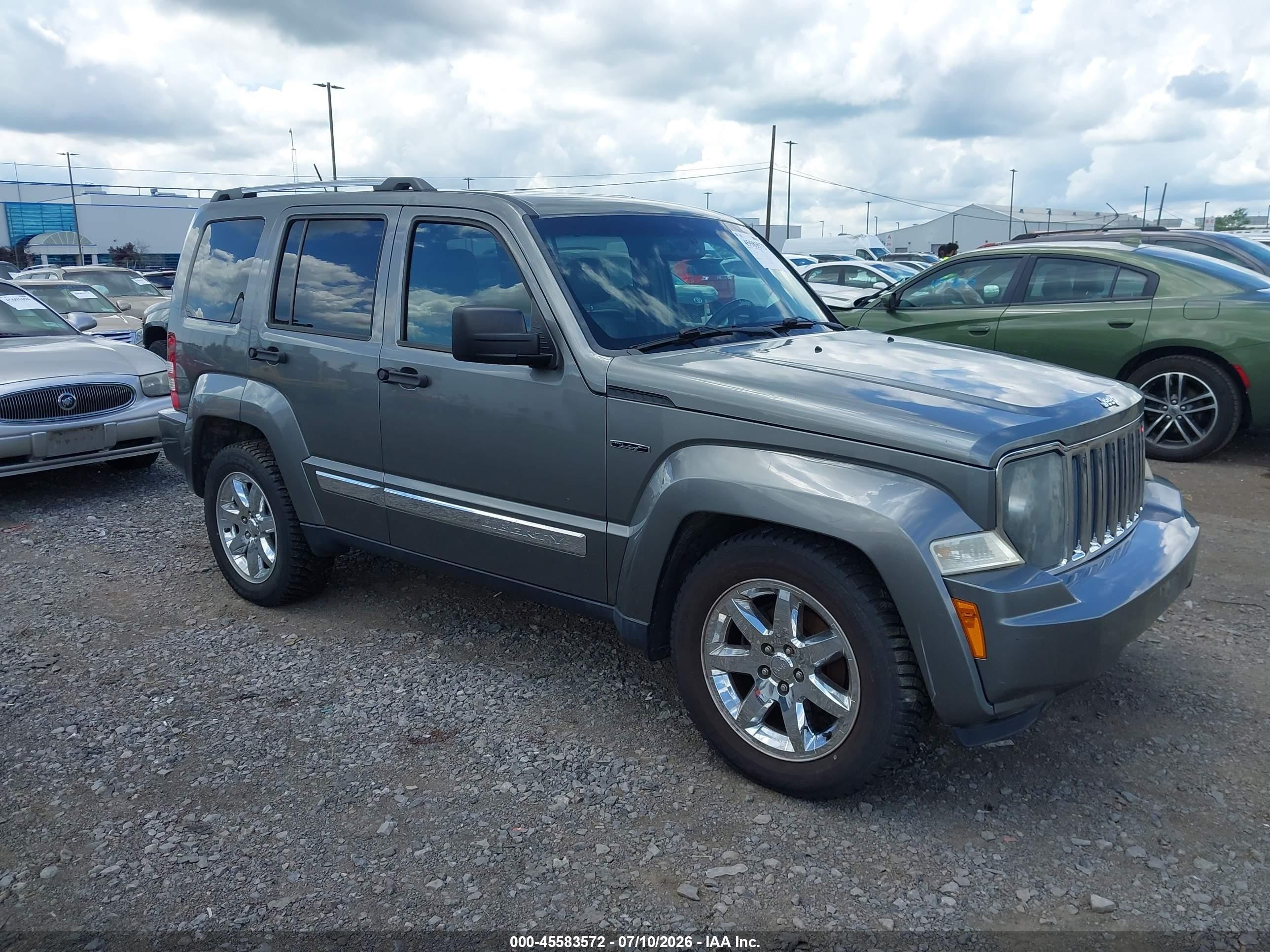 2012 Jeep Liberty Limited Jet Edition Gray vin: 1C4PJMFK2CW214677