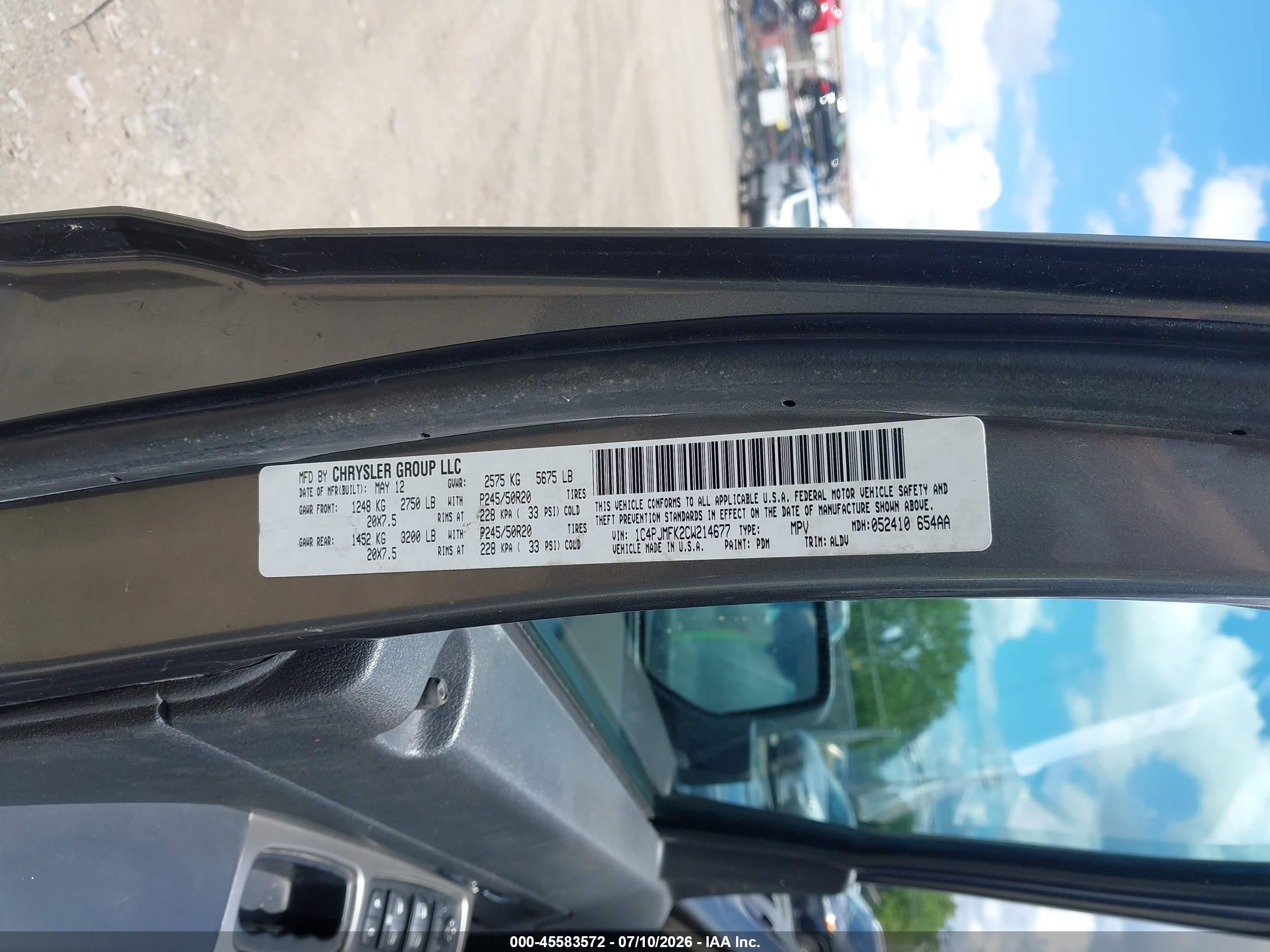 2012 Jeep Liberty Limited Jet Edition Gray vin: 1C4PJMFK2CW214677