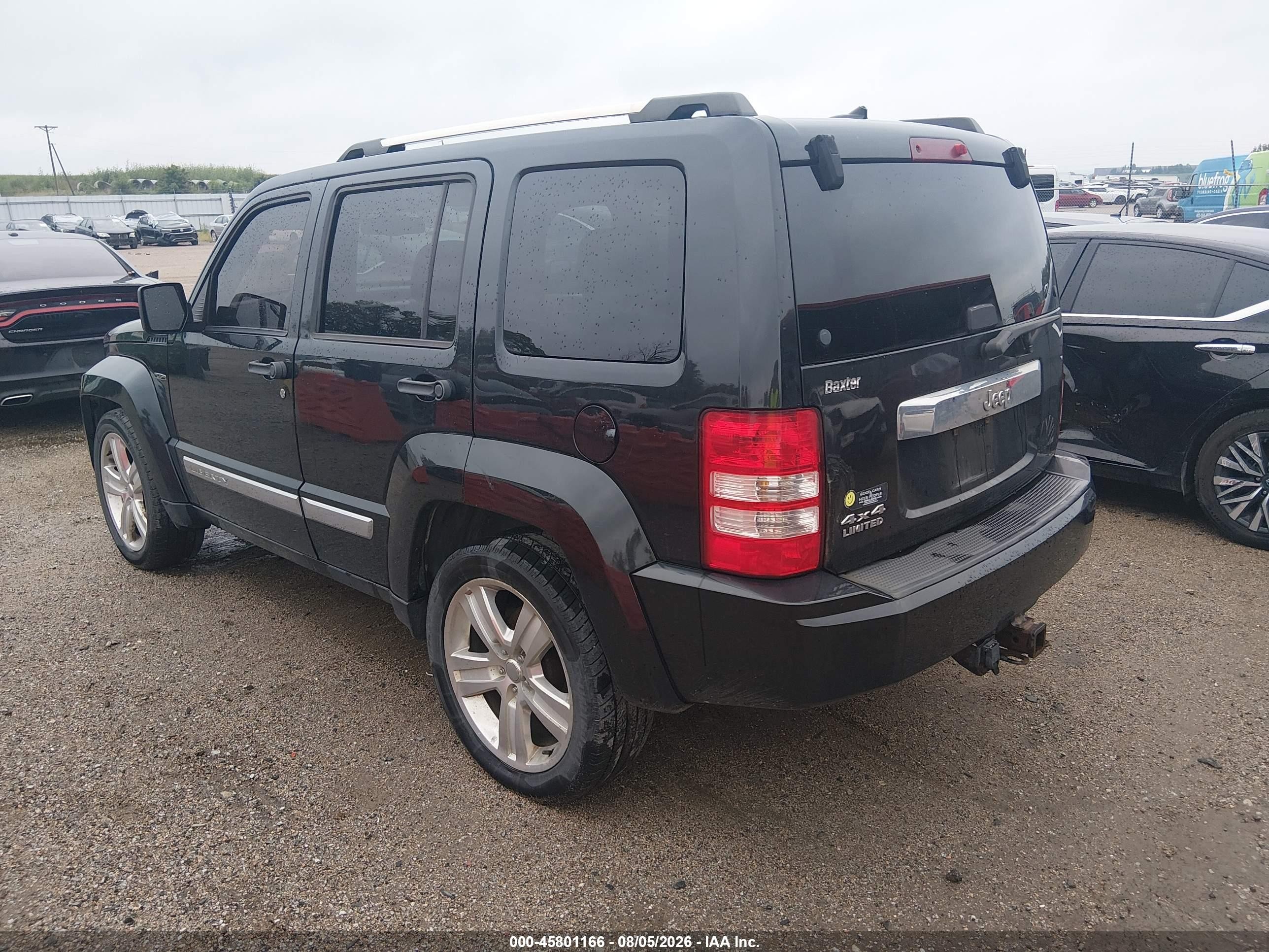 2012 Jeep Liberty Limited Jet Edition Черный vin: 1C4PJMFK3CW141240