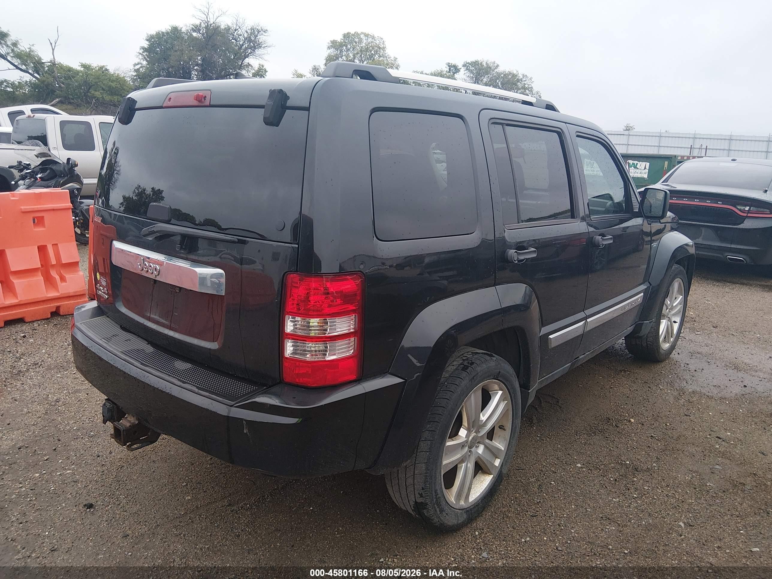2012 Jeep Liberty Limited Jet Edition Черный vin: 1C4PJMFK3CW141240